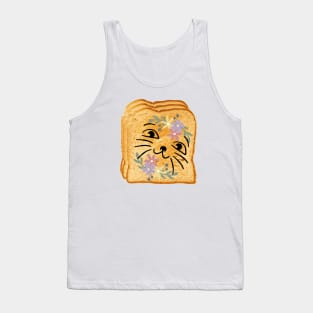 Cat Flower Toast, Cute Gifts For Cats Tank Top